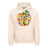 Sandshell colorful flora apple teacher Urban Hoodie - NancyCooperArtShop