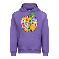 Tulip colorful flora apple teacher Urban Hoodie - NancyCooperArtShop