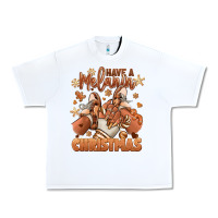 White Have a melanin Christmas black girl sneakers Urban Heavy Tee - RanaPortraitStore