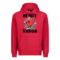 Cardinal heart throb Premium Hoodie - MaliasSmallBusiness