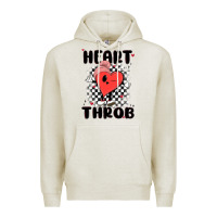 Oatmeal Heather heart throb Premium Hoodie - MaliasSmallBusiness