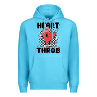 Ocean Blue heart throb Premium Hoodie - MaliasSmallBusiness