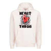 Pale Pink heart throb Premium Hoodie - MaliasSmallBusiness
