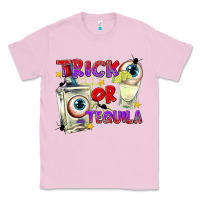 Bubblegum Pink Trick or Tequila Classic Tee - texasbilliewilder