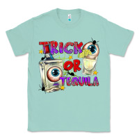 Seafoam Trick or Tequila Classic Tee - texasbilliewilder
