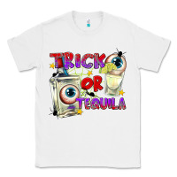 White Trick or Tequila Classic Tee - texasbilliewilder