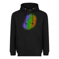 Black halloween leopard patch 4 Heavyweight Hoodie - BundleAndBundleShop