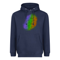 Navy halloween leopard patch 4 Heavyweight Hoodie - BundleAndBundleShop