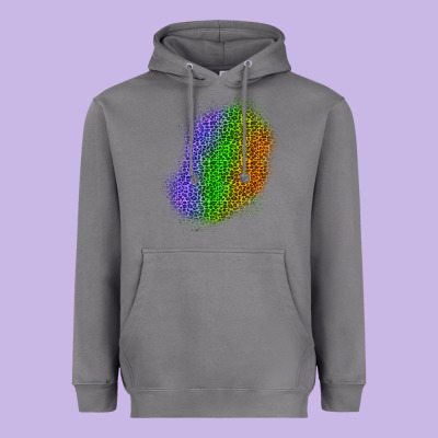 Halloween Leopard Patch 4 Heavyweight Hoodie Designed By Bundleandbundleshop