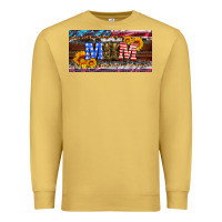 Antique Gold soldier mom license  plate Premium Sweatshirt - Artiststas