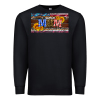 Black soldier mom license  plate Premium Sweatshirt - Artiststas
