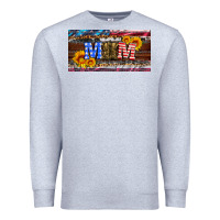 Heather Grey soldier mom license  plate Premium Sweatshirt - Artiststas