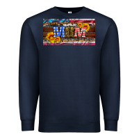 Navy soldier mom license  plate Premium Sweatshirt - Artiststas