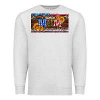Oatmeal Heather soldier mom license  plate Premium Sweatshirt - Artiststas