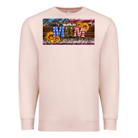 Pale Pink soldier mom license  plate Premium Sweatshirt - Artiststas
