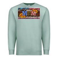 Seafoam soldier mom license  plate Premium Sweatshirt - Artiststas