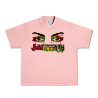 Salmon Juneteenth eyes Urban Heavy Tee - RanaPortraitStore