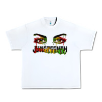 White Juneteenth eyes Urban Heavy Tee - RanaPortraitStore