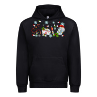 Black christmas nurse Urban Hoodie - MaliasSmallBusiness