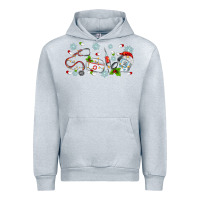 Heather Grey christmas nurse Urban Hoodie - MaliasSmallBusiness