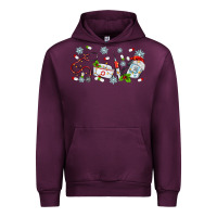 Mauve Wine christmas nurse Urban Hoodie - MaliasSmallBusiness