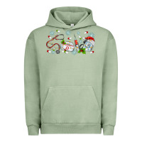 Pigment Oil Green christmas nurse Urban Hoodie - MaliasSmallBusiness