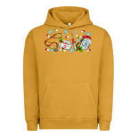 Pigment Peanut Butter christmas nurse Urban Hoodie - MaliasSmallBusiness