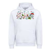 White christmas nurse Urban Hoodie - MaliasSmallBusiness