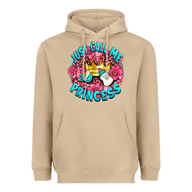 Just Call Me Princess Heavyweight Hoodie by AdoDesignShop | Teevron