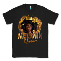 Black melanin queen Classic Tee - Zillion Design Studio
