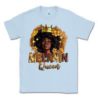 Dusty Blue melanin queen Classic Tee - Zillion Design Studio