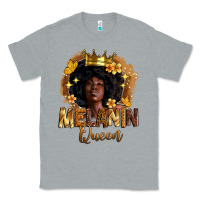 Heather Grey melanin queen Classic Tee - Zillion Design Studio