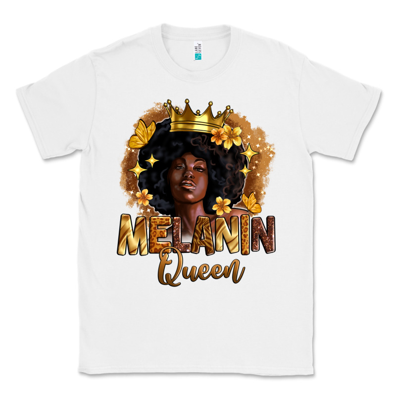 Melanin Queen Classic Tee by Zillion Design Studio | Teevron