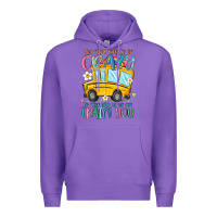 Purple you don't have to be crazy to drive with us we can Premium Hoodie - MaliasSmallBusiness