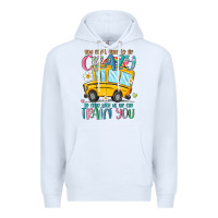 White you don't have to be crazy to drive with us we can Premium Hoodie - MaliasSmallBusiness
