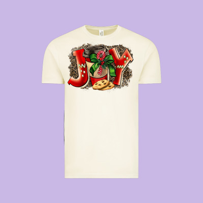 Christmas Joy Coffee Vintage Tee Designed By Barkaloodesign