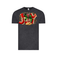 Vintage Black christmas joy coffee Vintage Tee - BarkalooDesign