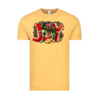 Vintage Mustard christmas joy coffee Vintage Tee - BarkalooDesign