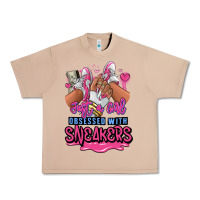 Burro Just a girl obsessed with sneakers Urban Heavy Tee - RanaPortraitStore