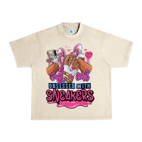 Sandshell Just a girl obsessed with sneakers Urban Heavy Tee - RanaPortraitStore