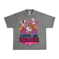 Tornado Just a girl obsessed with sneakers Urban Heavy Tee - RanaPortraitStore