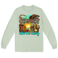 Matcha cowboy take me away Long Sleeve Tee - Zillion Design Studio