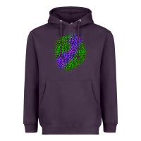 Plum halloween leopard patch 3 Heavyweight Hoodie - BundleAndBundleShop
