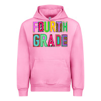 Fuchsia Pink fourth grade Urban Hoodie - NancyCooperArtShop