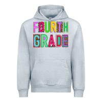 Heather Grey fourth grade Urban Hoodie - NancyCooperArtShop