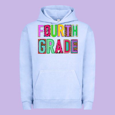 Fourth Grade Urban Hoodie Designed By Nancycooperartshop