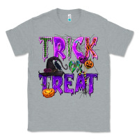 Heather Grey Trick or Treat Classic Tee - texasbilliewilder