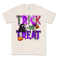 Natural Trick or Treat Classic Tee - texasbilliewilder