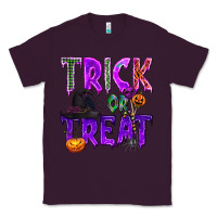 Plum Trick or Treat Classic Tee - texasbilliewilder