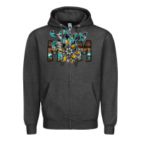 Charcoal Heather show mom Zipper Hoodie - SublimationCraftShop